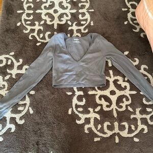 Garage- Long Sleeve Crop Top